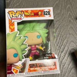 GameStop exclusive Dragon ball super  super saiyan Kefla Funko pop #828